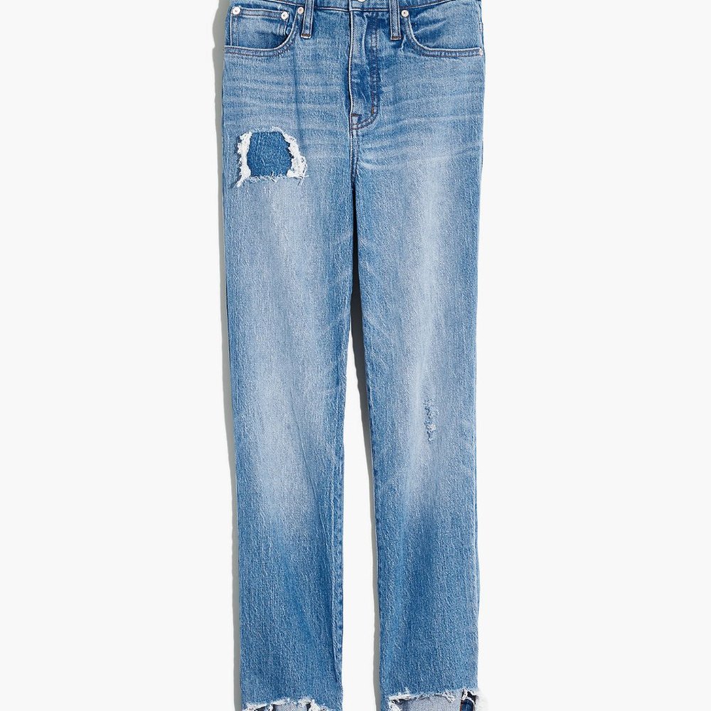 Madewell Classic Straight Jeans in Corrie Wash